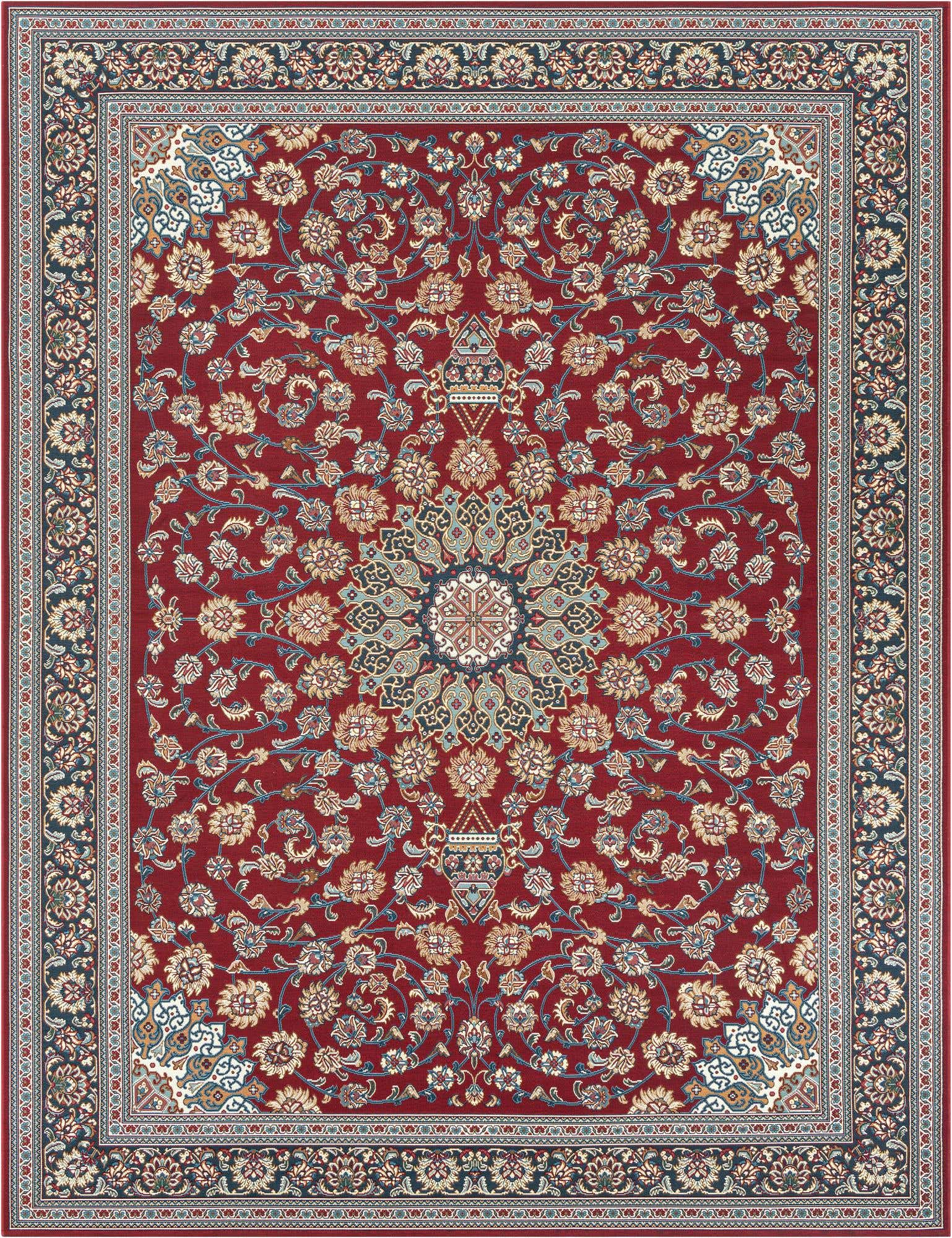 9' x 12' Easy-Clean Traditional Indoor / Outdoor Rug