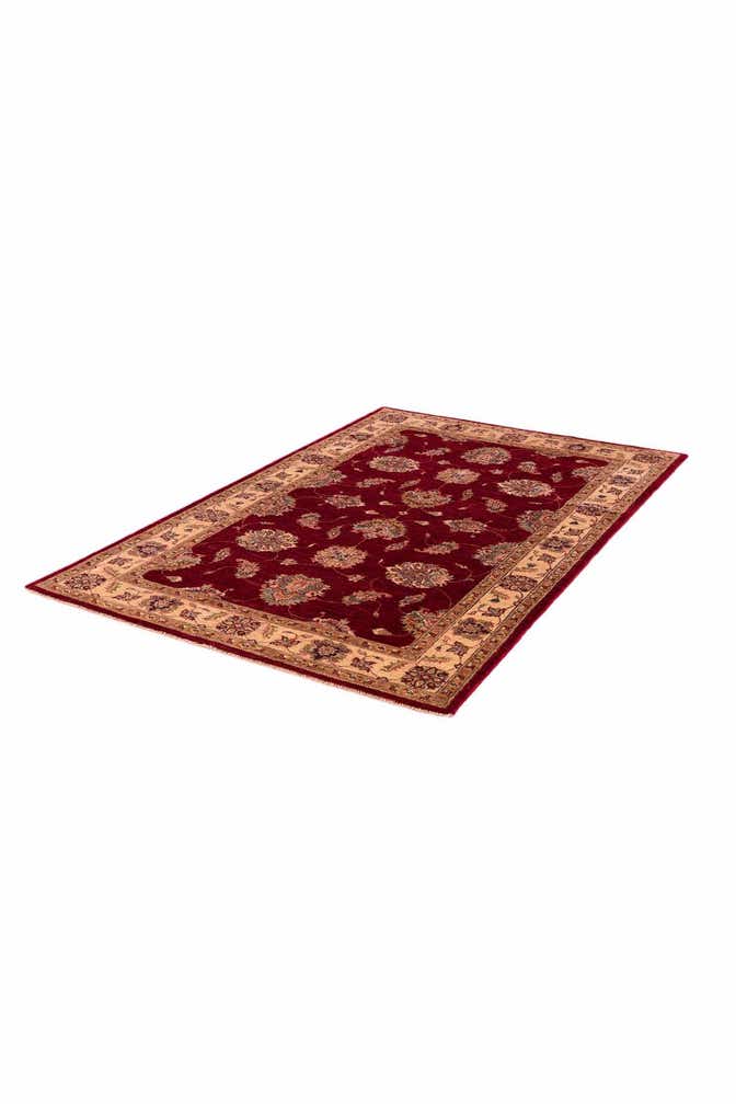 4' x 6' 3 Hand Knotted Pershawar Ziegler Rug
