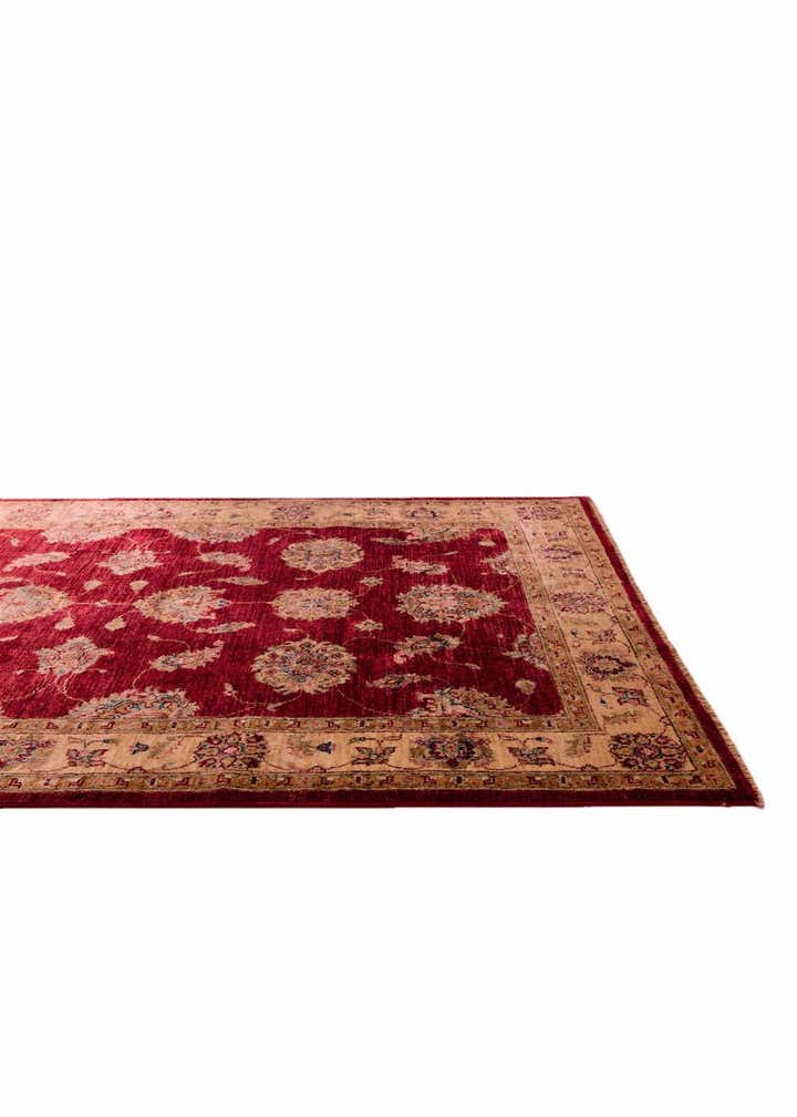 4' x 6' 3 Hand Knotted Pershawar Ziegler Rug