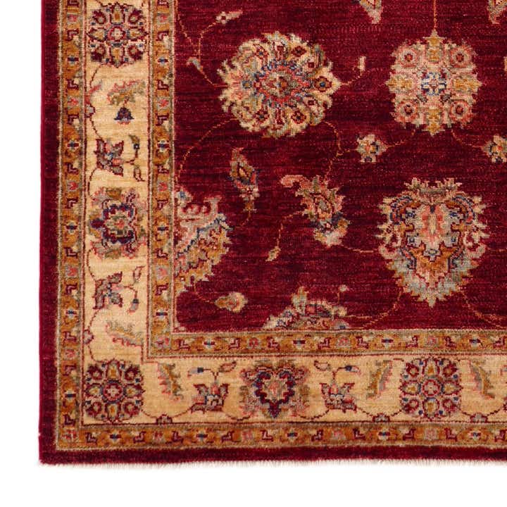 4' x 6' 3 Hand Knotted Pershawar Ziegler Rug