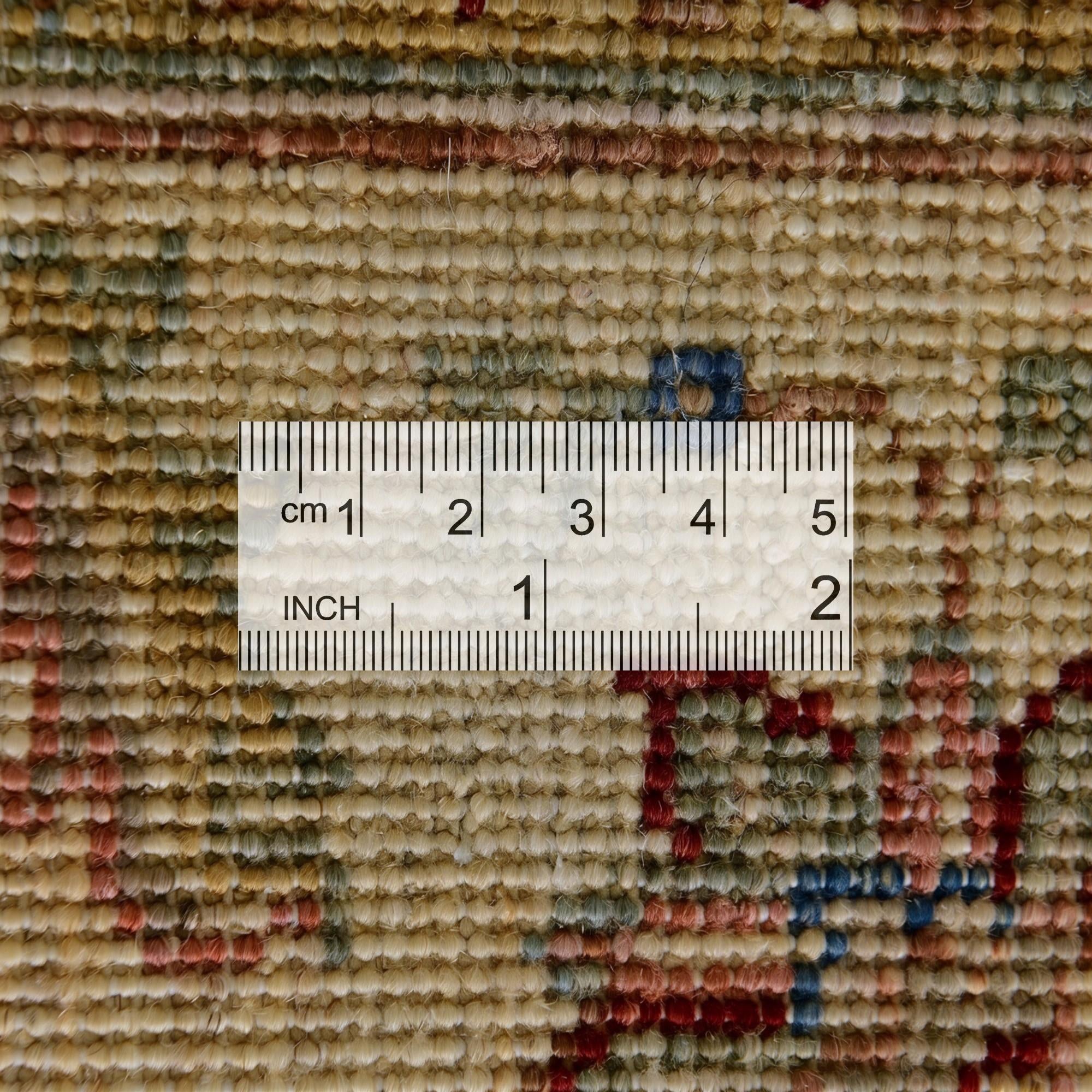 4' x 6' 3 Hand Knotted Pershawar Ziegler Rug