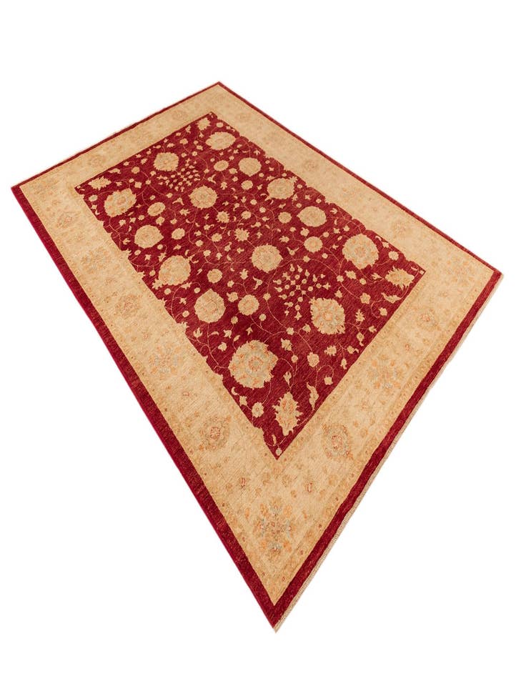 Detail image of 6' 8 x 9' 6 Peshawar Ziegler Wool Rug