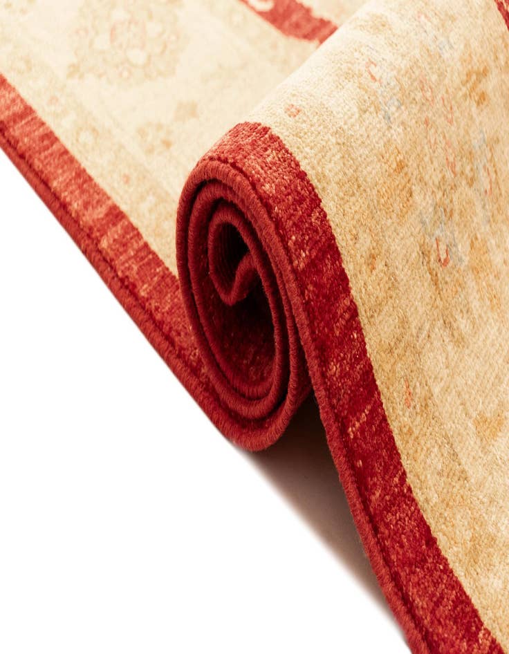 Detail image of 6' 8 x 9' 6 Peshawar Ziegler Wool Rug