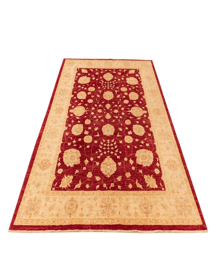 Detail image of 6' 8 x 9' 6 Peshawar Ziegler Wool Rug