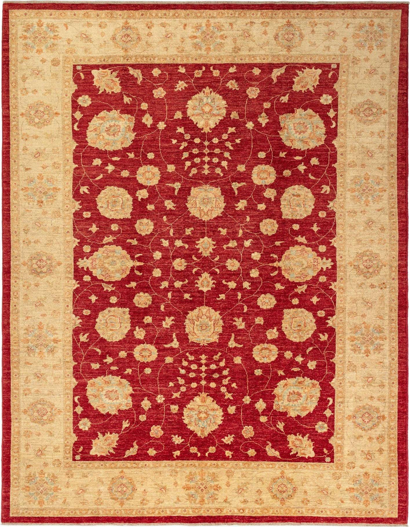 Primary image 6' 8 x 9' 6 Peshawar Ziegler Wool Rug