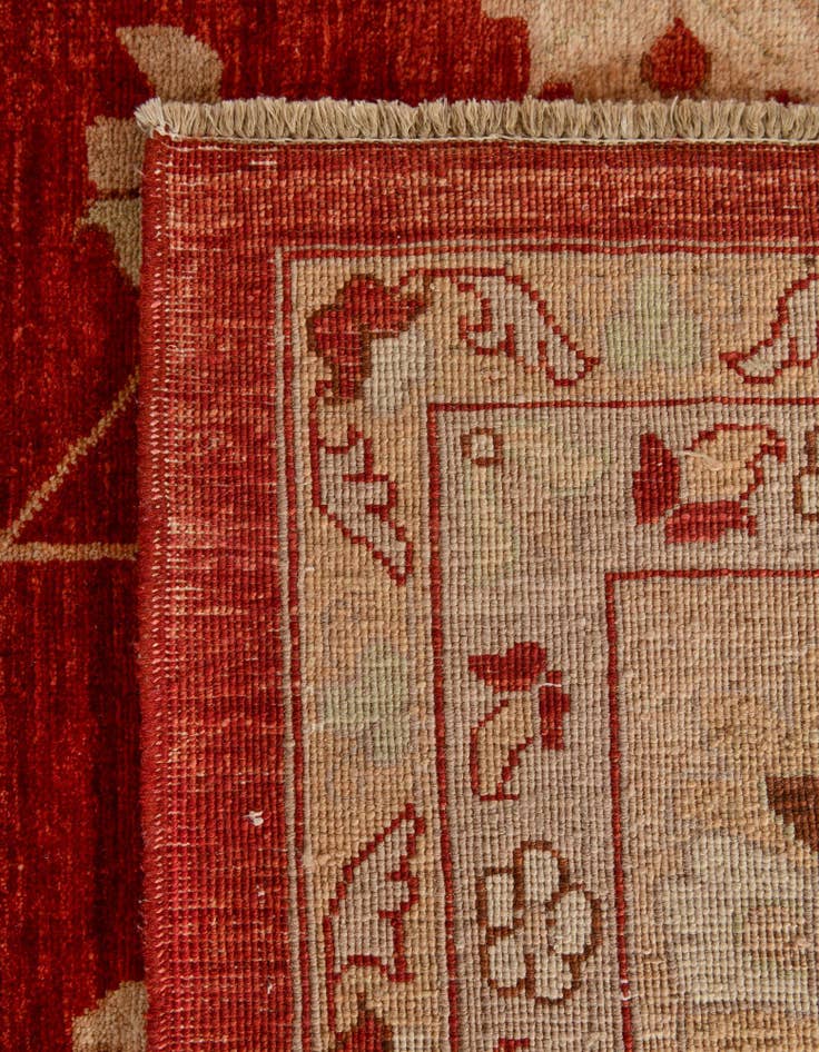 Detail image of 12' 1 x 17' 10 Hand Knotted Peshawar Ziegler Rug