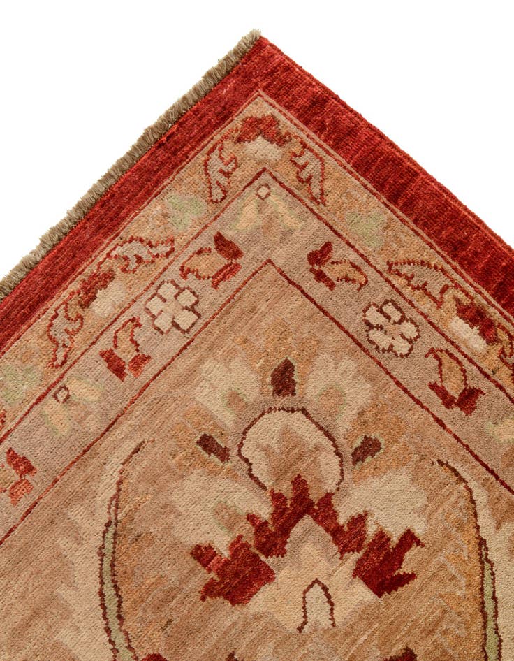 Detail image of 12' 1 x 17' 10 Hand Knotted Peshawar Ziegler Rug