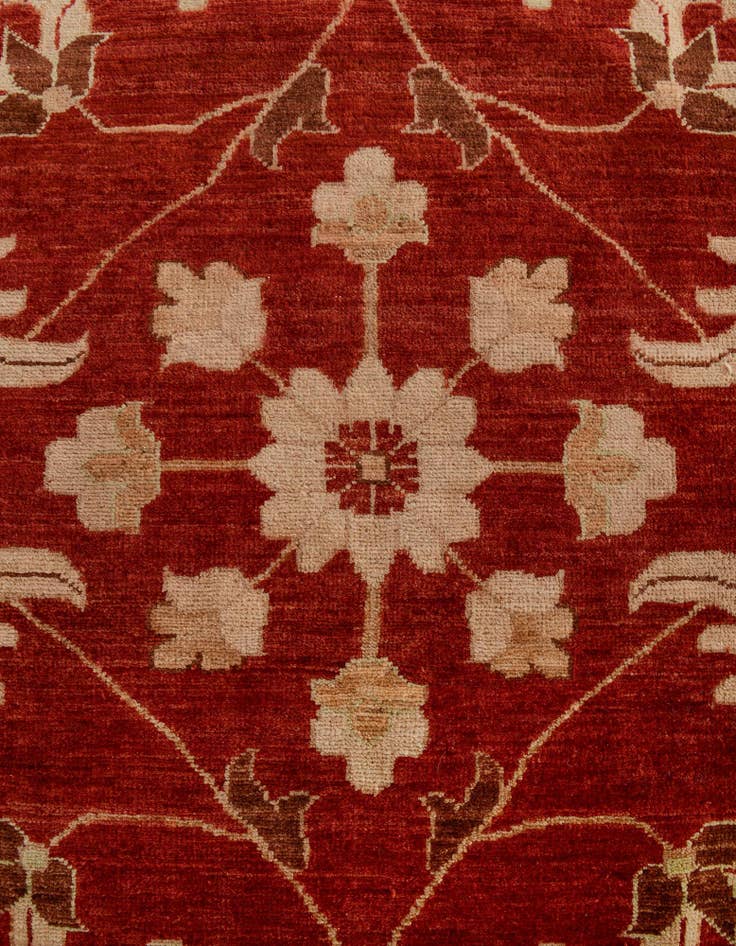 Detail image of 12' 1 x 17' 10 Hand Knotted Peshawar Ziegler Rug