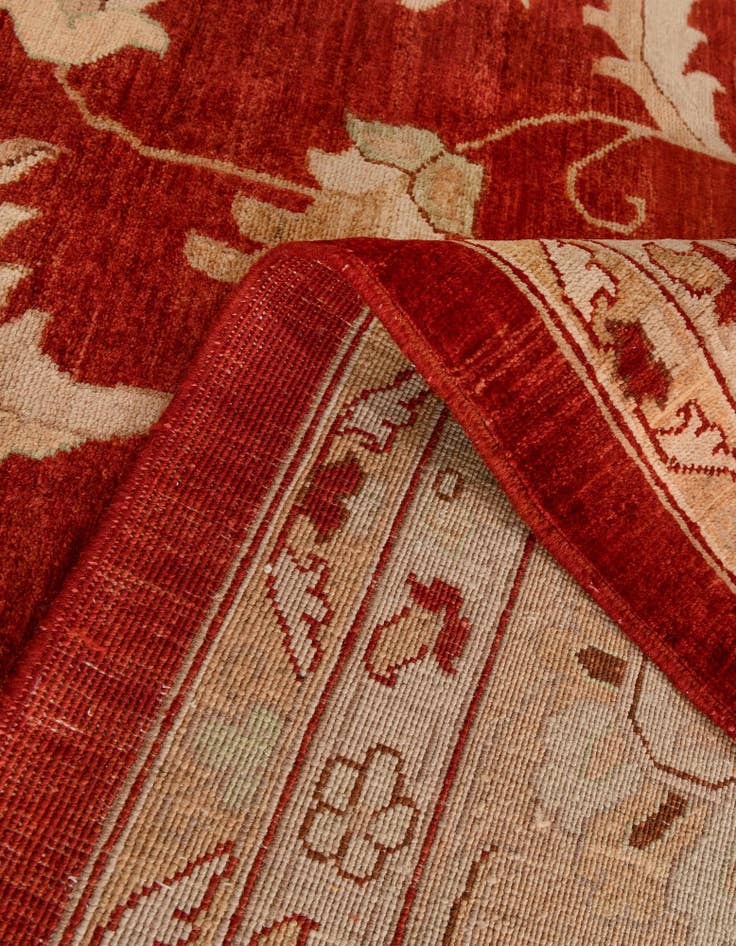 Detail image of 12' 1 x 17' 10 Hand Knotted Peshawar Ziegler Rug