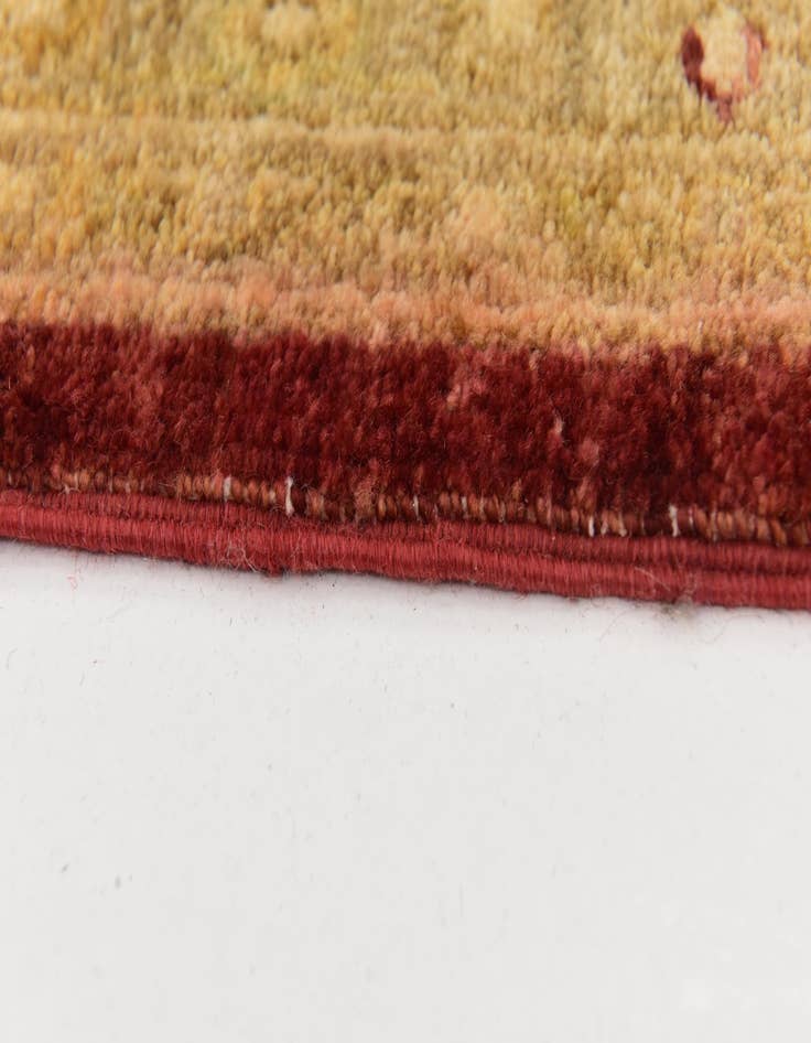 Detail image of 6' 8 x 9' 10 Hand Knotted Peshawar Ziegler Rug