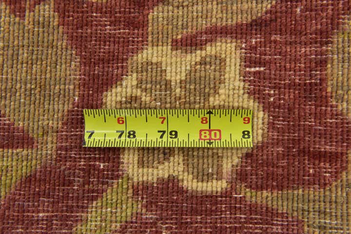 6' 7 x 8' 2 Hand Knotted Peshawar Ziegler Rug