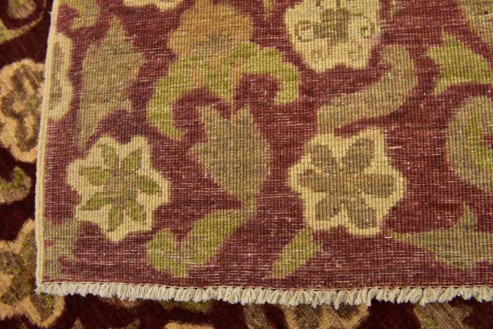 6' 7 x 8' 2 Hand Knotted Peshawar Ziegler Rug