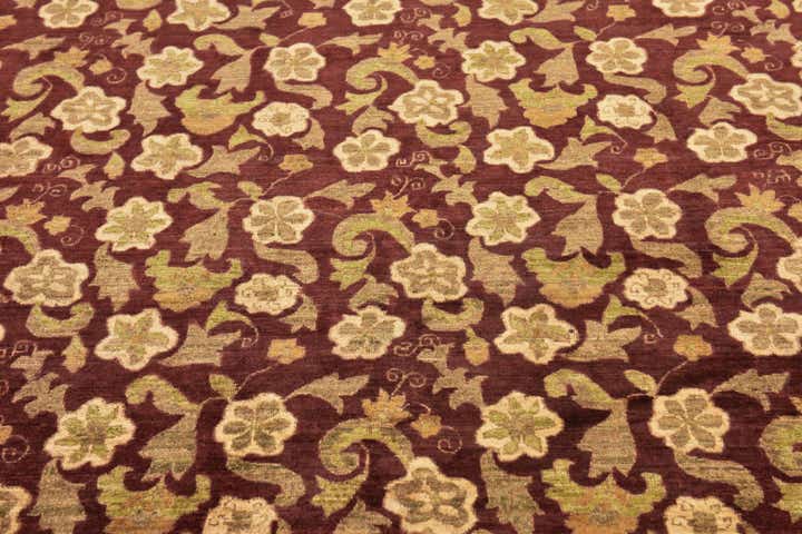 6' 7 x 8' 2 Hand Knotted Peshawar Ziegler Rug