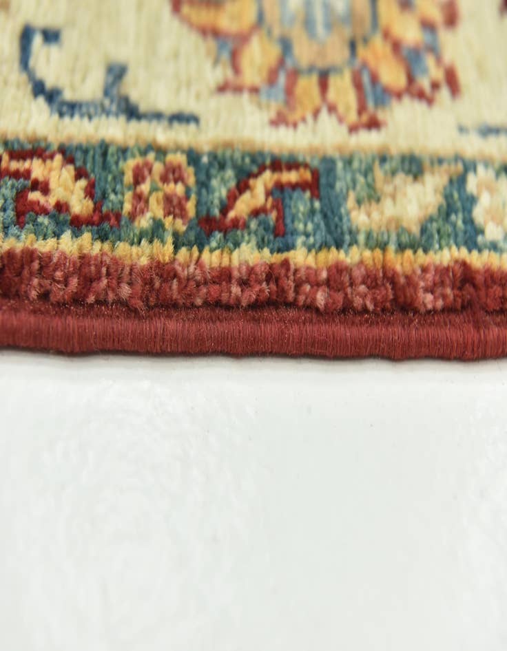 Detail image of 2' 8 x 3' 11  Hand Knotted Peshawar Ziegler Rug