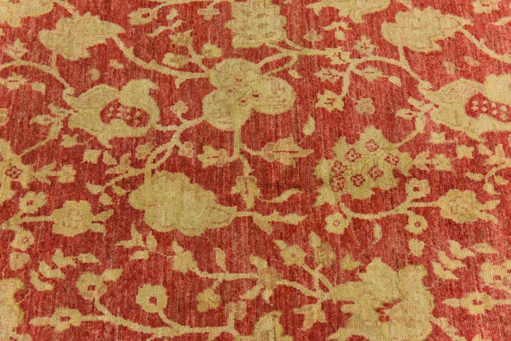 Detail image of 4' 11 x 6' 5 Hand Knotted Peshawar Ziegler Rug