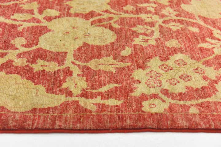 4' 11 x 6' 5 Hand Knotted Peshawar Ziegler Rug