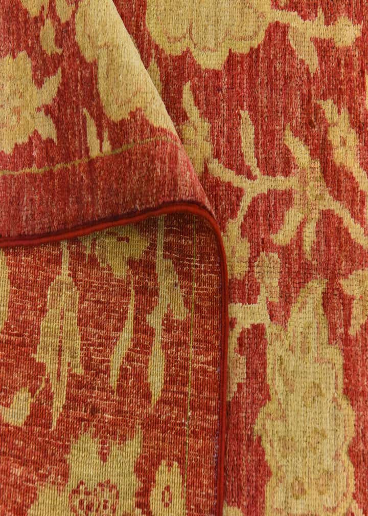 4' 11 x 6' 5 Hand Knotted Peshawar Ziegler Rug