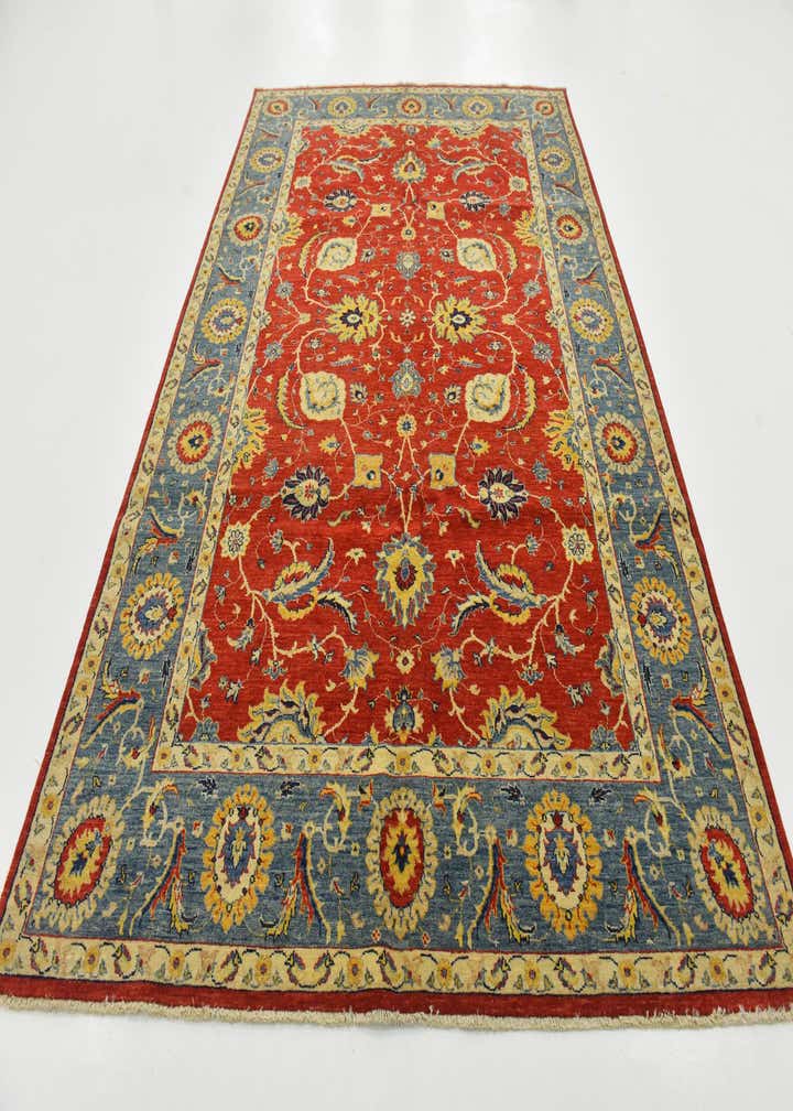 6' 7 x 9' 10 Hand Knotted Peshawar Ziegler Rug