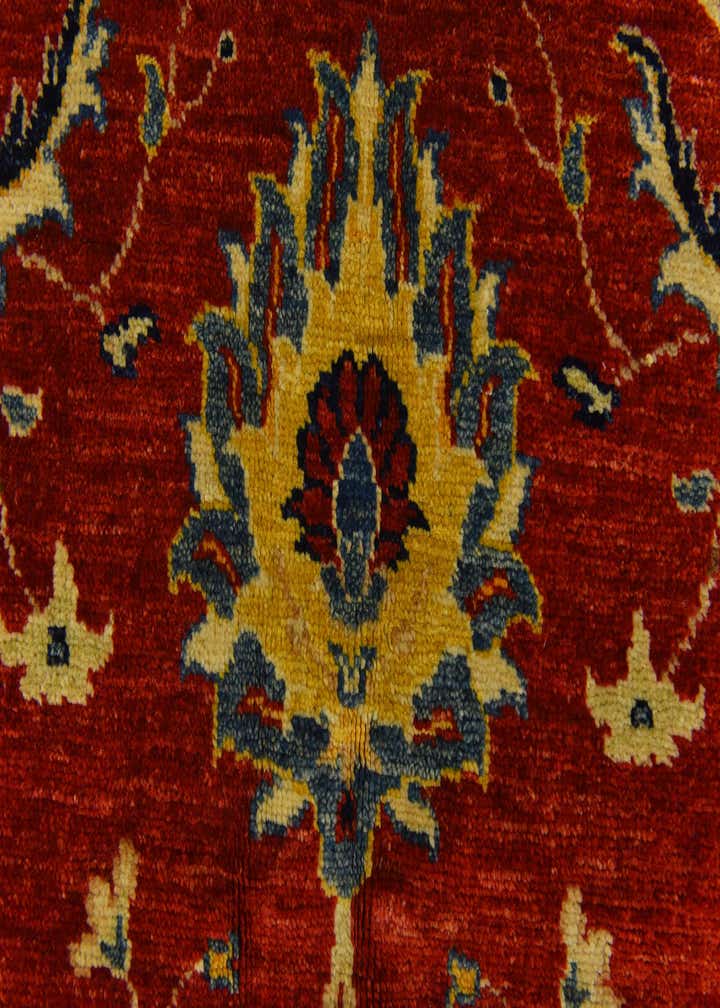 6' 7 x 9' 10 Hand Knotted Peshawar Ziegler Rug