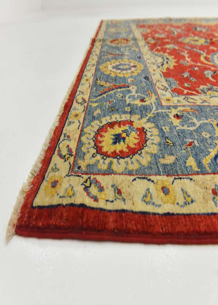 6' 7 x 9' 10 Hand Knotted Peshawar Ziegler Rug