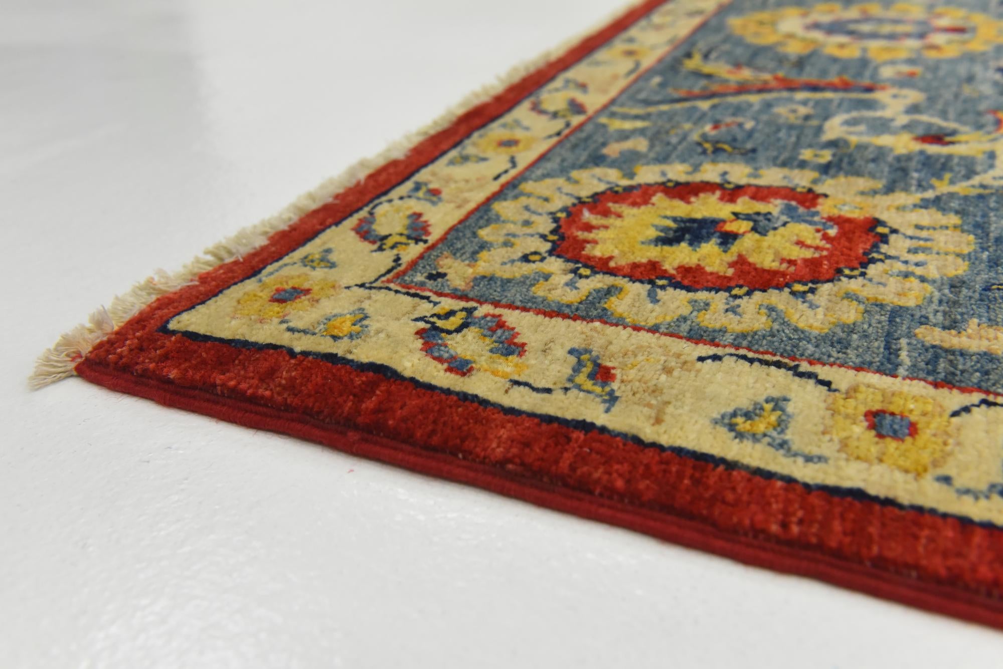 6' 7 x 9' 10 Hand Knotted Peshawar Ziegler Rug