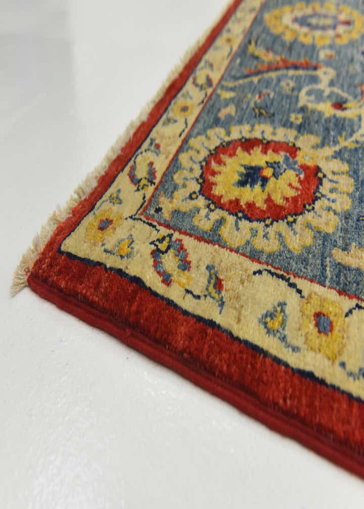 6' 7 x 9' 10 Hand Knotted Peshawar Ziegler Rug