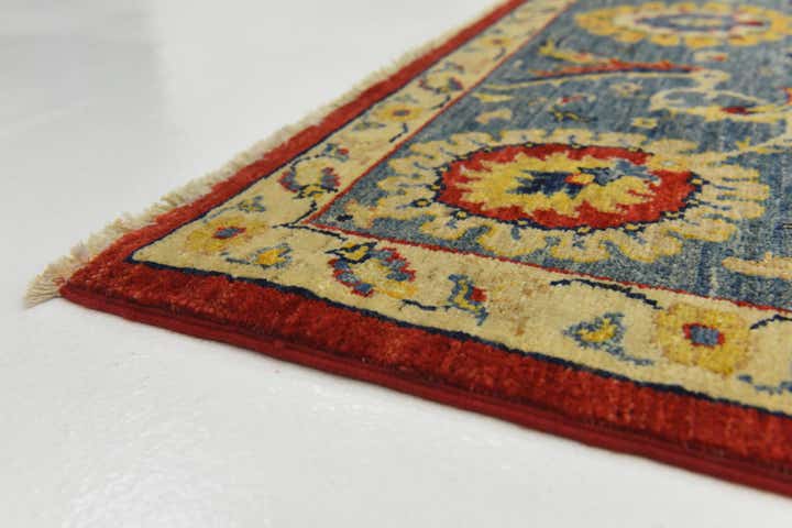 6' 7 x 9' 10 Hand Knotted Peshawar Ziegler Rug
