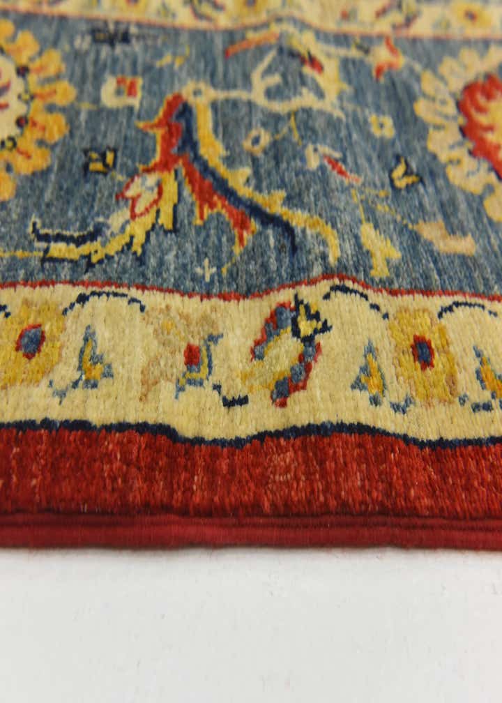 6' 7 x 9' 10 Hand Knotted Peshawar Ziegler Rug