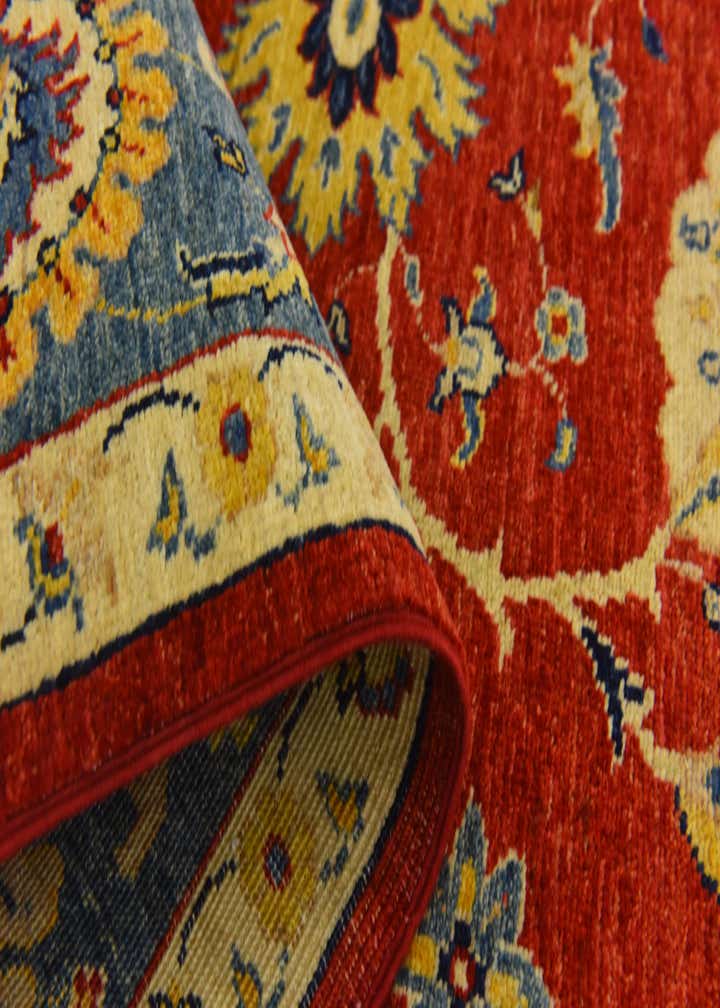 6' 7 x 9' 10 Hand Knotted Peshawar Ziegler Rug