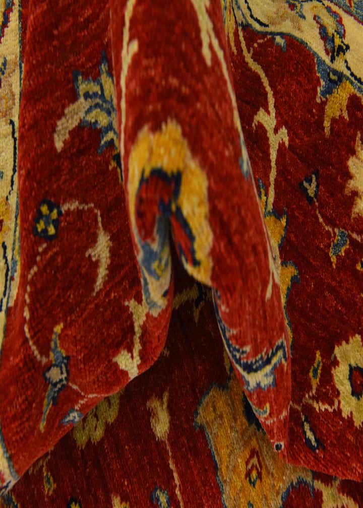 6' 7 x 9' 10 Hand Knotted Peshawar Ziegler Rug