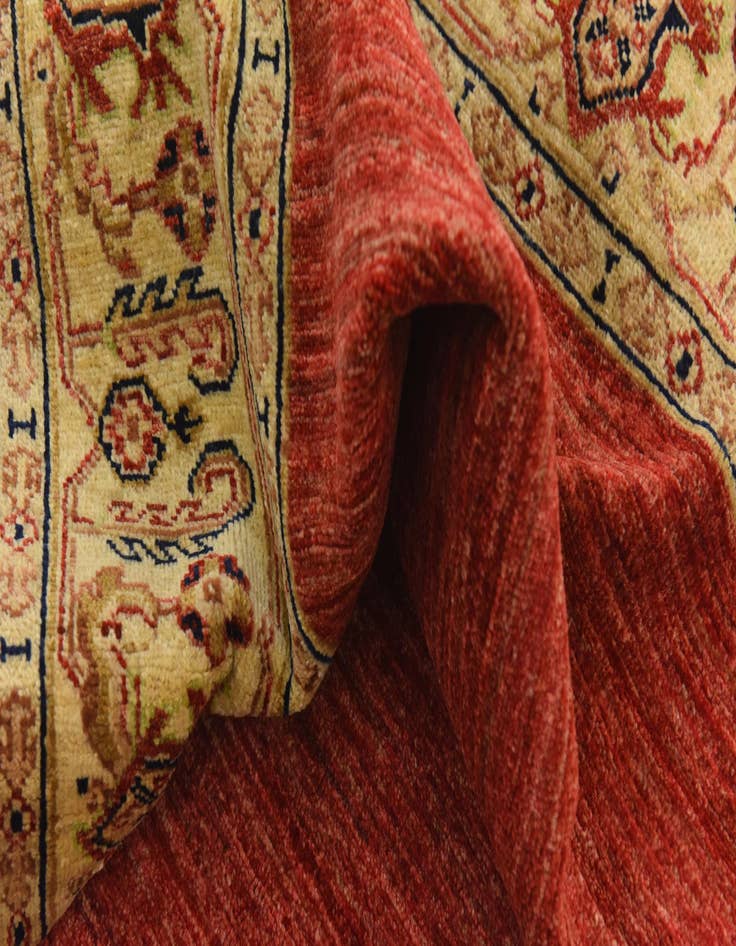 Detail image of 5' x 8' 1 Hand Knotted Peshawar Ziegler Rug