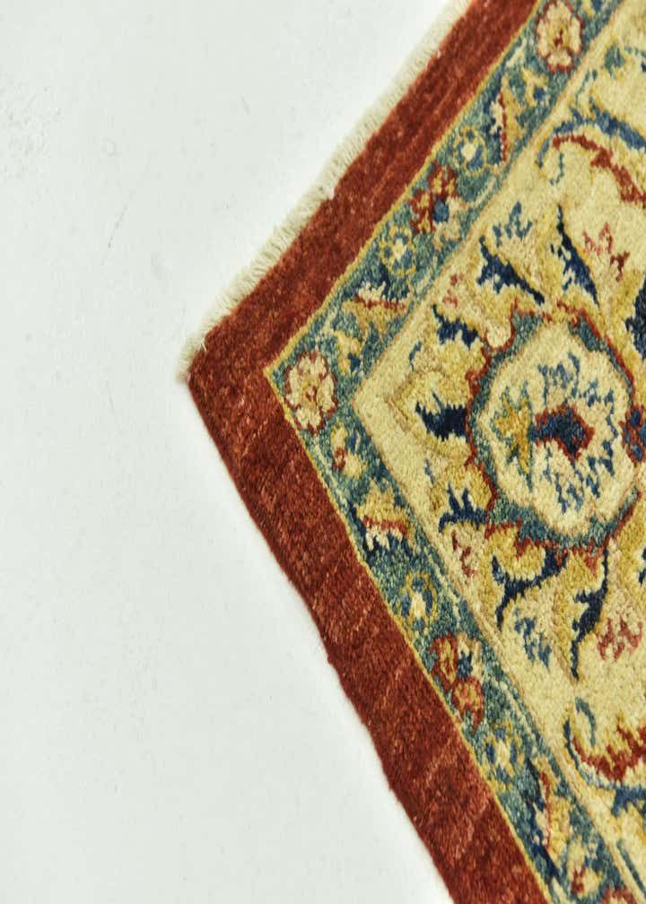 5' 8 x 7' 10 Hand Knotted Peshawar Ziegler Rug