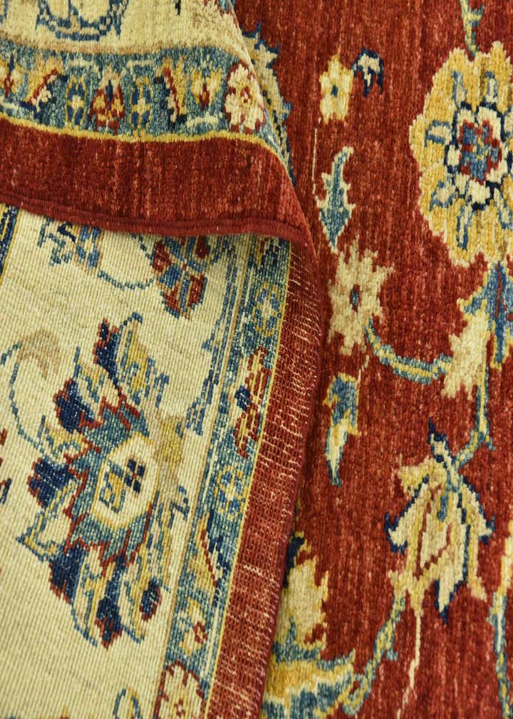 5' 8 x 7' 10 Hand Knotted Peshawar Ziegler Rug
