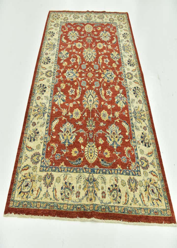 5' 8 x 7' 10 Hand Knotted Peshawar Ziegler Rug