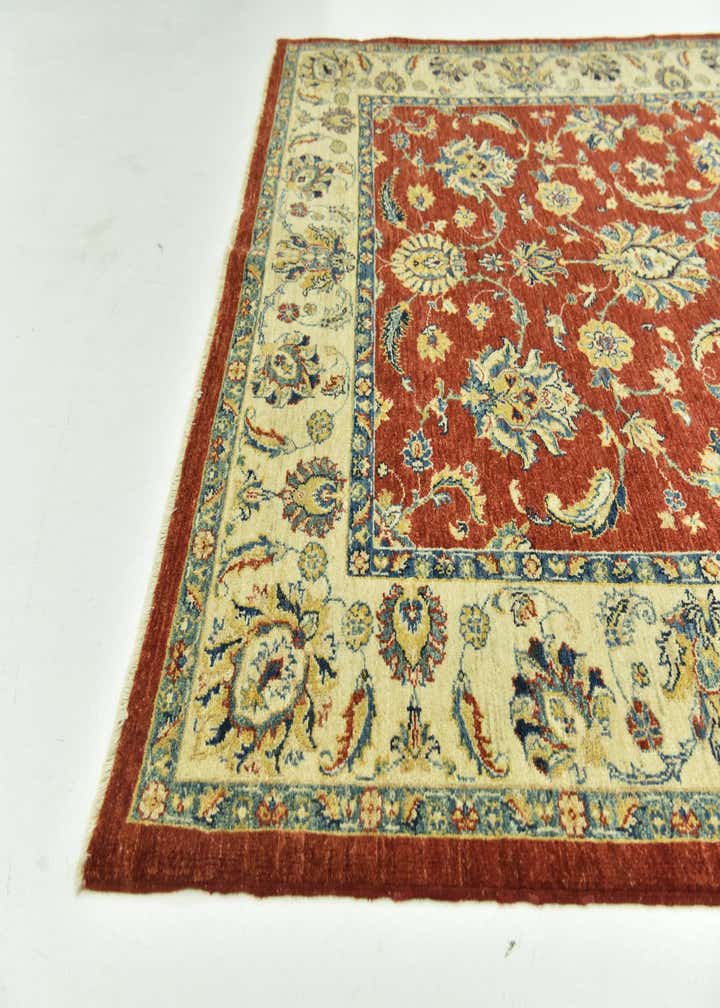 5' 8 x 7' 10 Hand Knotted Peshawar Ziegler Rug
