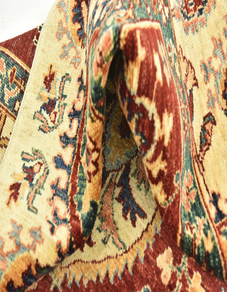 Detail image of 4' x 6' 1  Hand Knotted Peshawar Ziegler Rug