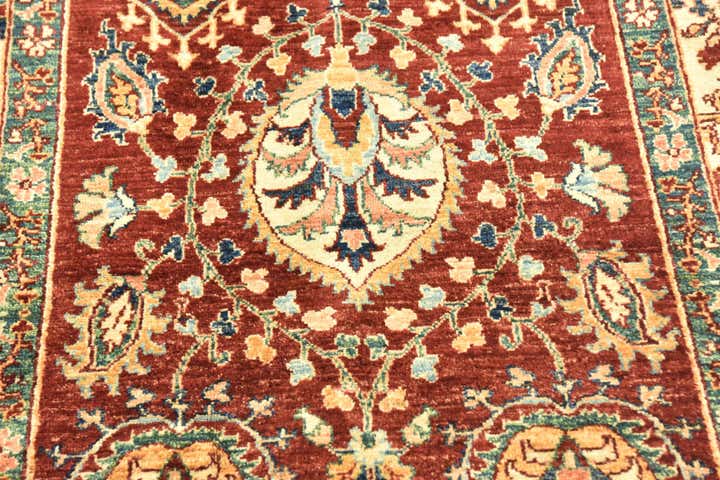4' x 6' 1 Hand Knotted Peshawar Ziegler Rug