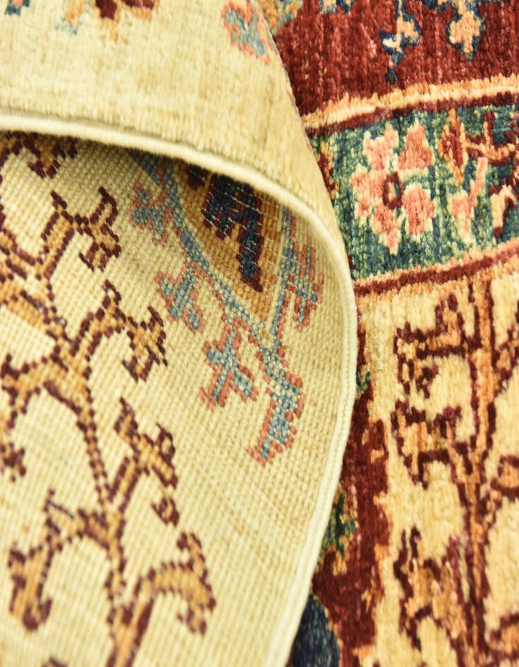 Detail image of 4' x 6' 1  Hand Knotted Peshawar Ziegler Rug