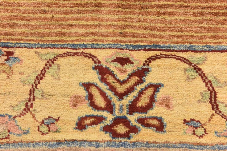 Detail image of 6' 2 x 8' 3 Hand Knotted Peshawar Ziegler Rug