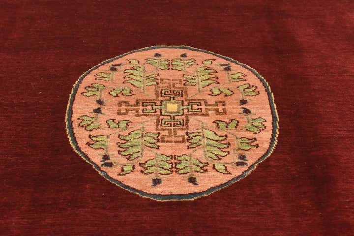 6' 2 x 8' 3 Hand Knotted Peshawar Ziegler Rug