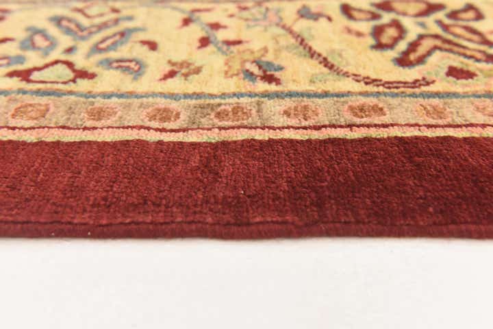 6' 2 x 8' 3 Hand Knotted Peshawar Ziegler Rug