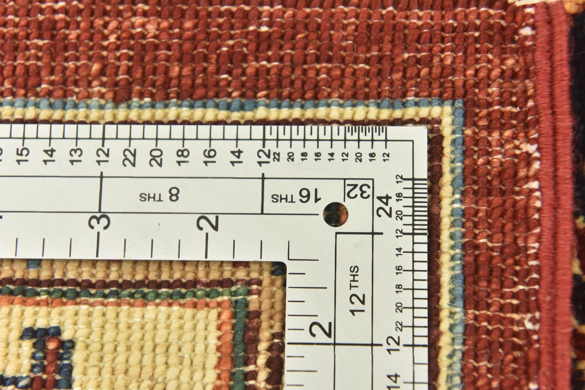 5' 7 x 8' Hand Knotted Peshawar Ziegler Rug