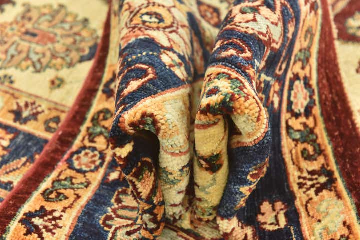 5' 9 x 7' 10 Hand Knotted Peshawar Ziegler Rug