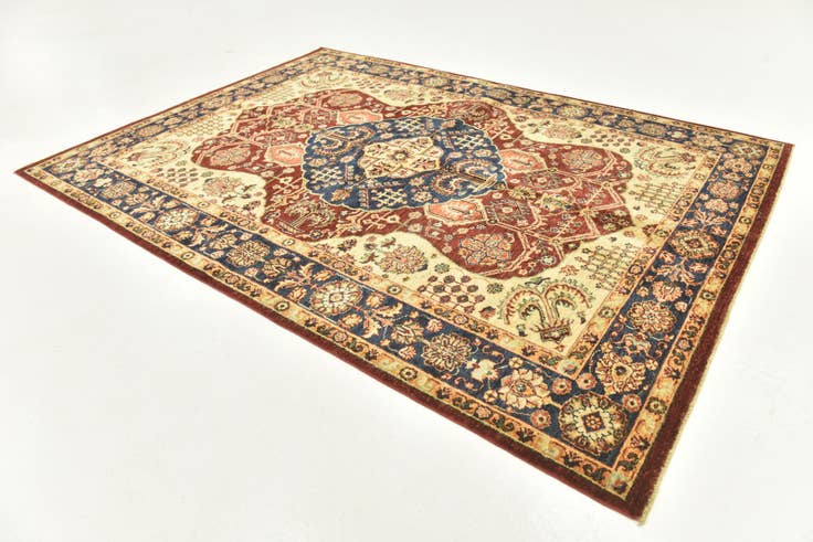 Detail image of 5' 9 x 7' 10 Hand Knotted Peshawar Ziegler Rug