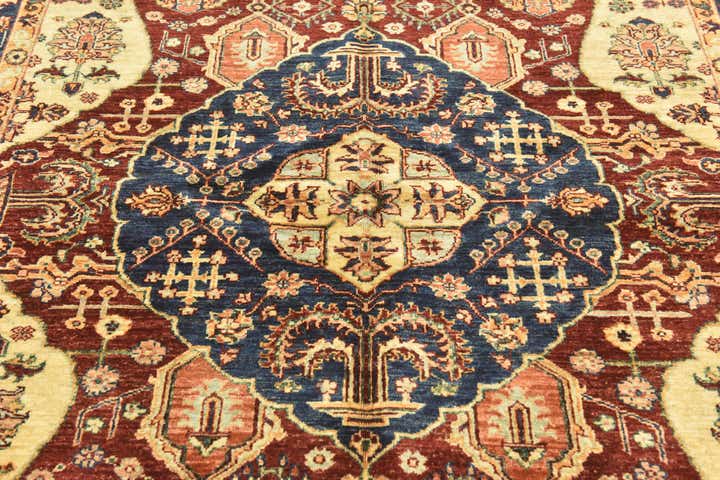 5' 9 x 7' 10 Hand Knotted Peshawar Ziegler Rug