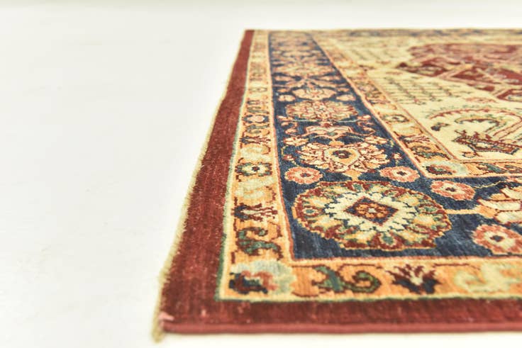 Detail image of 5' 9 x 7' 10 Hand Knotted Peshawar Ziegler Rug