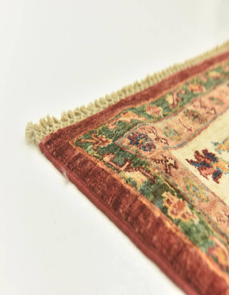 Detail image of 7' x 9' 9  Hand Knotted Peshawar Ziegler Rug