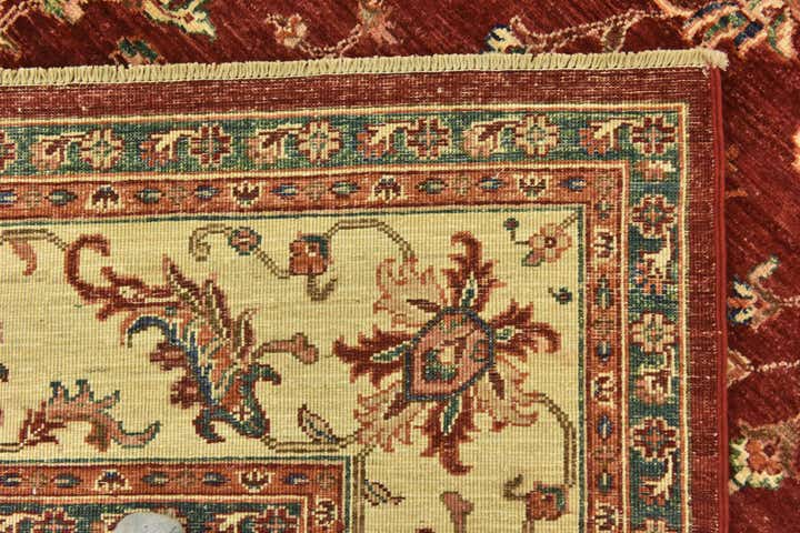 205cm x 305cm Hand Knotted Peshawar Ziegler Rug