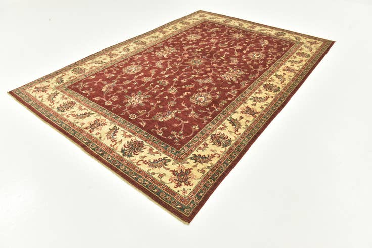 Detail image of 205cm x 305cm Hand Knotted Peshawar Ziegler Rug