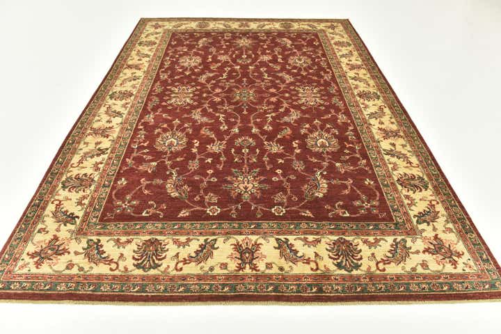 205cm x 305cm Hand Knotted Peshawar Ziegler Rug